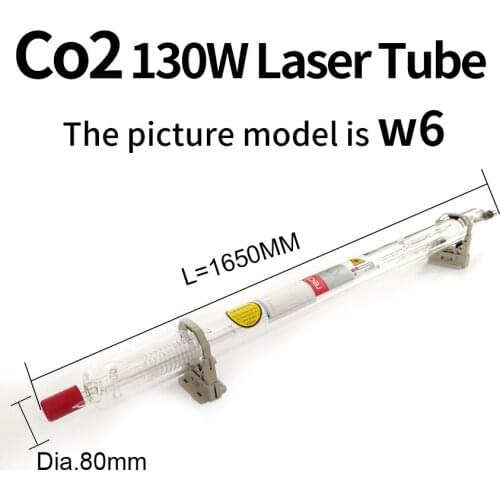 001 Reci W6 130w CO2 Laser Tube with High Quality for Engraving Cutter