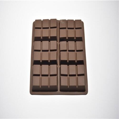 Chocolate mold 6 even small lattice chocolate cake mold ice cube mold mold chocolate mold