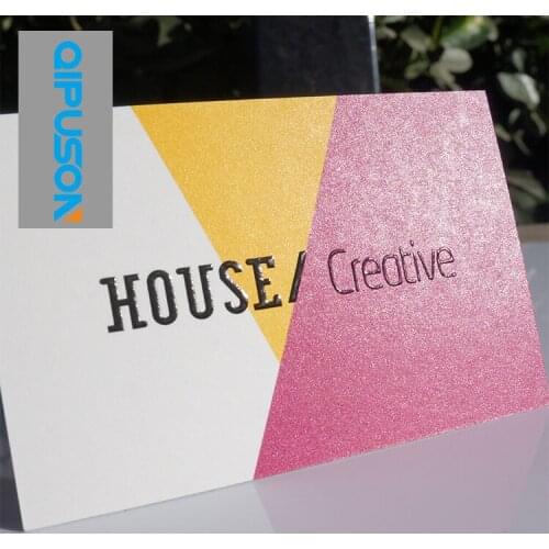 Custom Business Card Both/Double Side Gold/Silver Foil Card Printing Custom Material 500gsm Black Paper High Quality MP012