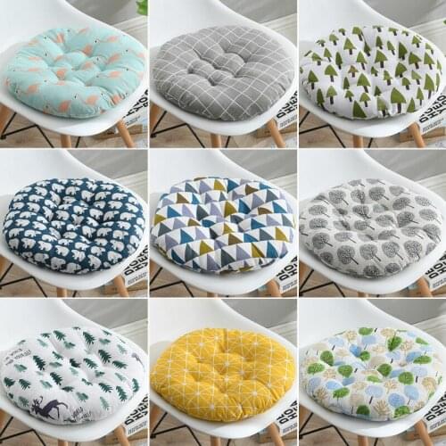 Round Cushion Cushion Computer Seat Cushion Office Student Stool Dining Table Chair Summer Breathable Home Floor