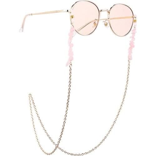 Fashion Anti-slip Sunglasses Chain Glasses Accessories 70cm Crystal String Cords for Home People Reading Ornaments