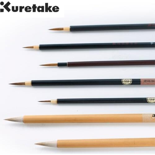 ZIG Kuretake Cartoonist Menso Calligraphy Brush Pen Watercolor Painting Comic Line&Illustration Drawing Mixed Hair Tip Marker