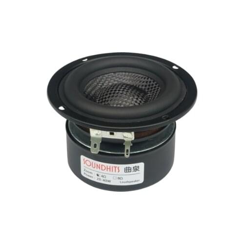 2pcs 3 inch woofer subwoofer hifi speaker unit glass fiber woven basin low frequency and strong