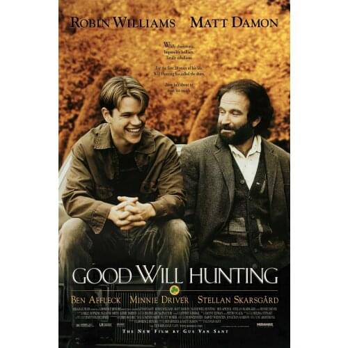 NEW GOOD WILL HUNTING MOVIE Art print Silk poster Home Wall Decor