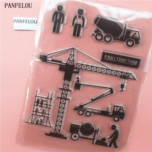 PANFELOU The crane Transparent Clear Silicone Stamp/Seal DIY scrapbooking/photo album Decorative clear stamp sheets