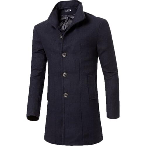 PARKLEES Mens Long Coats