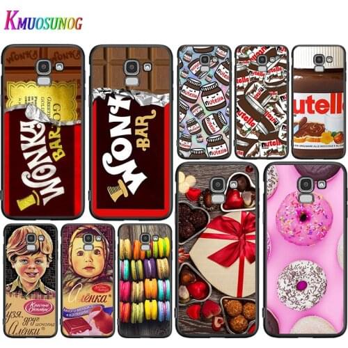 Chocolate Peanut Butter For Samsung Galaxy j2 3 4 5 6 7 8 730 530 330 2016/2017/2018Star Plus Prime Core Duo Black Phone Case
