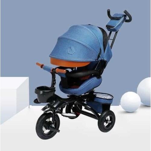 Folding and Lying Childrens Tricycle Bicycle 1-3-6 Years Old Baby Stroller Baby Light Bicycle Three Wheel Bikes Toddler Bike