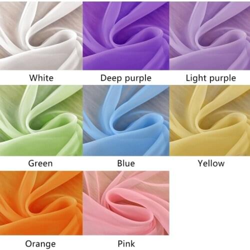 1PC 100x130 Bedroom Modern Window Tulle Curtain Panel Voile Curtain Home Textile High Quality Decoration For Your House