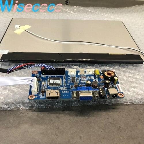 Wisecoco 10.1" LCD Screen IPS Display 1280*800 Panel High Brightness with 50Pin 40 Pin LVDS VGA Driver Board for Tablet