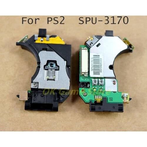 10pcs/lot SPU-3170 Laser Lens For PS2 Slim Game Console SPU 3170 Drive Optical Repair Replacement For Playstation 2 Controller