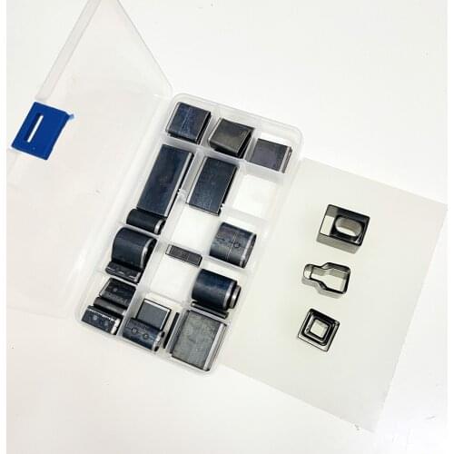 Leather Craft DIY 39 Shape Style Hole Hollow Cutter Punch +pad +hammer hand tools set for phones Camara