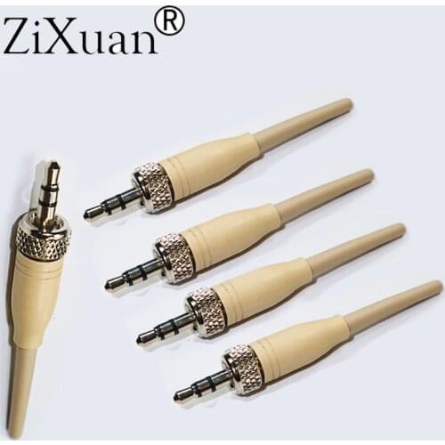 5Pcs Pro 3.5mm 1/8 Screw Lock Stereo Plug for Sennheiser Sony Headset Tie Clip Lavalier Mics Mike DIY Connector Audio Adapter