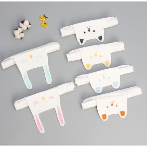 6pcs/lot Cartoon Baby Infant Cotton Gauze Sweat-absorbent Towels Reusable Super Soft Absorbent Children Wipes Perspiration Towel