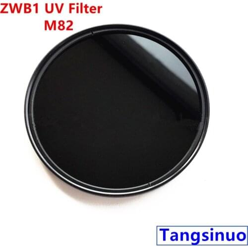 82mm UV Pass Filter 312nm ZWB1 M82 with Camer Ring UG11 U-340 302nm 340nm Visible Light Absorbed Ultraviolet Glass