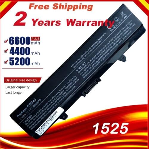 HSW 5200MAH laptop Battery For Dell Inspiron rn873 1525 1526 1545 1546 1750 GW252