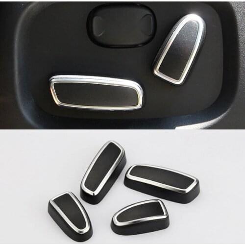 For Land Rover Discovery 4 Range Rover Sport Evoque Car Accessories Seat Adjustment Switch Knob Cover Trim Set of 4pcs