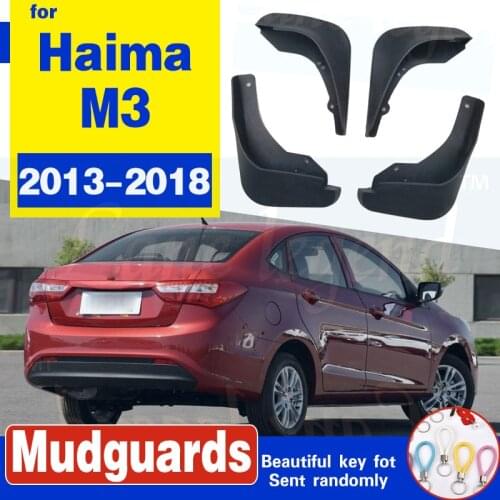 Front Rear Mud Flaps For Haima M3 2013 2014 2015 2016 2017 2018 Fender Splash Guards Mudflaps Mudguards Car Accessories