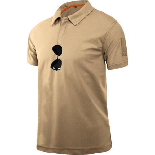 Casual Quick Dry Gym Running Fitness Slim Tees Tops Clothing Men Sport Training Summer Polo T-Shirt Short Sleeve Male