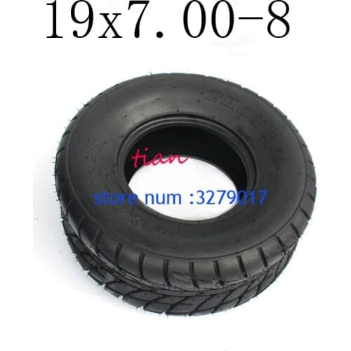 Hot Sale High Performance GO KART KARTING ATV UTV Buggy 19X7.00-8 Inch Wheel Tubeless Tyre Tire
