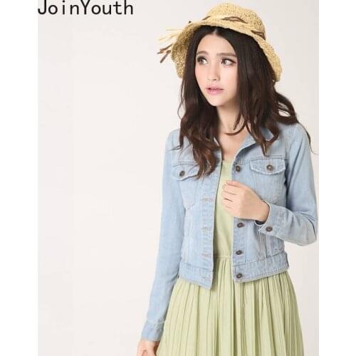 Женские джинсовые куртки JoinYouth China At AliExpress