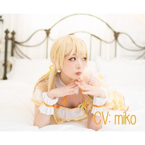 Cosplay Costume Anime Bang Dream! Shirasagi Chisato Pastel*Palettes Dresses Christmas Halloween Free shipping CG539