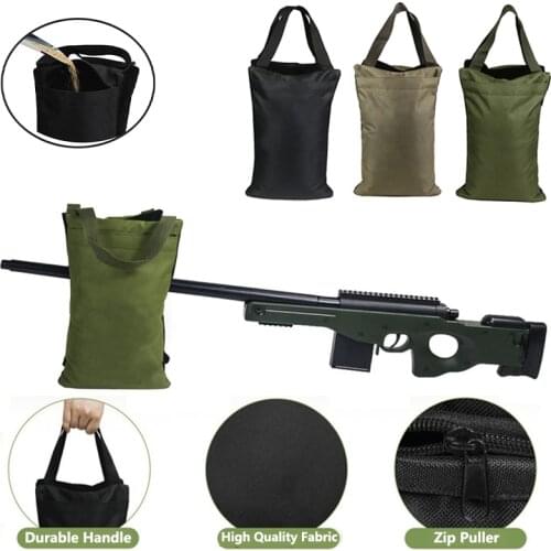 Top Outdoor Hunting Airsoft Rear Bag Target Stand Rifle Rest Support Stable Fillable Sandbag Tactical Edc Shooting Accessories