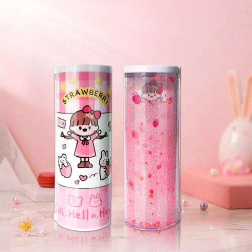 NBX Kids Glitter Pencil Case for Girls Boys Standing Pen Box Large Capacity Cartoon Stationery Cute Back To School Supplies