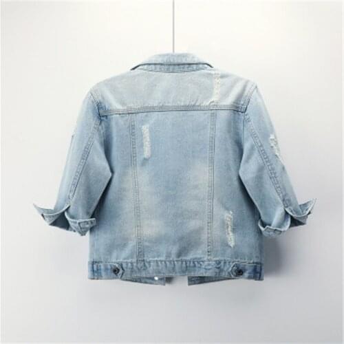 2020 spring and autumn new hot sale fashion short denim jacket