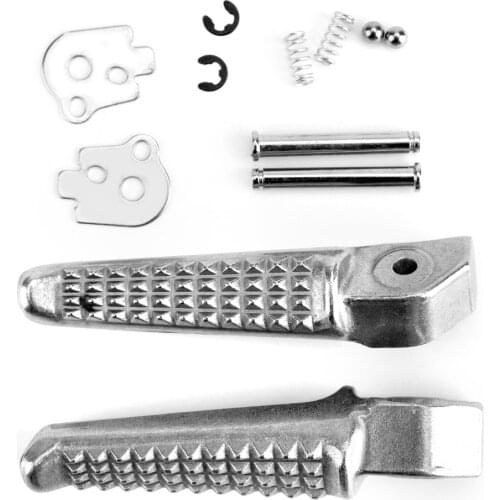 Areyourshop Motorcycle Rear Foot Peg Footrest For Honda CBR600F CBR900RR CBR929 CBR954 CB400 CB400SF Aluminum Motor Pegs