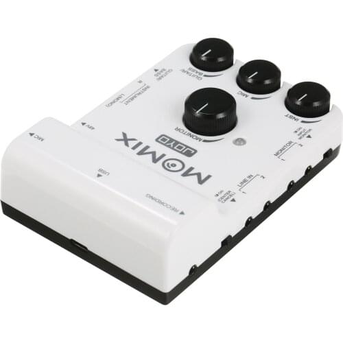 JOYO MOMIX USB Audio Interface Mixer Portable Audio Mixer Sound Mixer for PC Smartphone Audio Equipment Music Instruments