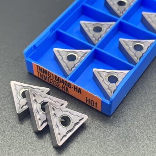 TNMG 160408 Carbide Insert for Satinless Steel TNMG160404-HA TNMG160408-HA PC9030 Turning CNC 10pcs/box