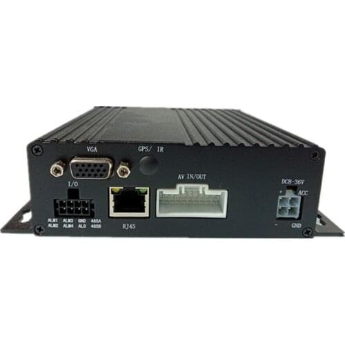 School Bus Trailer Truck Taxi Car AHD 1080P 4Channels Dual SD Card Mobile DVR