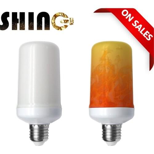 LED Dynamic flame effect light bulb Multiple mode Creative corn lamp Decorative lights For bar hotel restaurant party E27