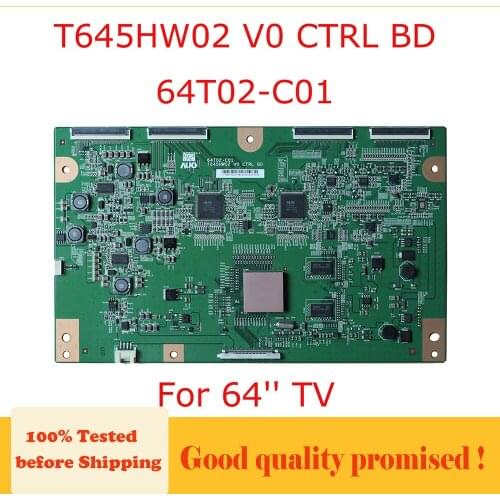 T-con Board T645HW02 V0 CTRL BD 64T02-C01 tv 64 inch Logic Board T645HW02 V0 64T02-C01 Original teste de placa tv free shipping