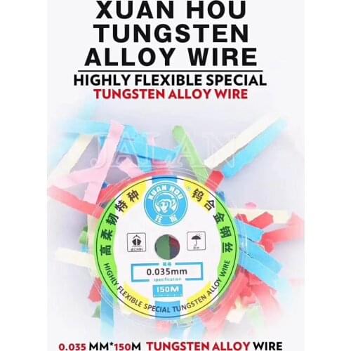 0.035mm Highly Flexible Tungsten Alloy Separate Wire For Samsung OLED LCD Display Glass Digitizer Separating Tool