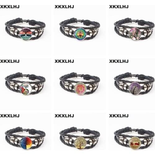 XKXLHJ Wooden Bracelets