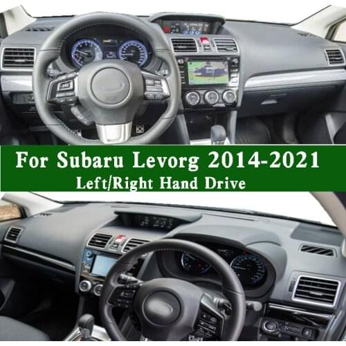 Suede Leather Dashmat Dashboard Cover Pad For Subaru Levorg GT-S VM4 Legacy Touring Impreza Wagon 2014-2021 Dash Mat Carpet