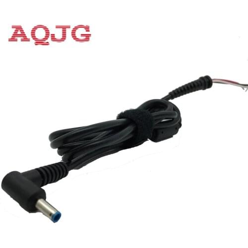 4.5x3.0 DC Power Charger Plug Cable blue Connector with pin for hp Laptop adapter DC connector 4.5*3.0mm cable