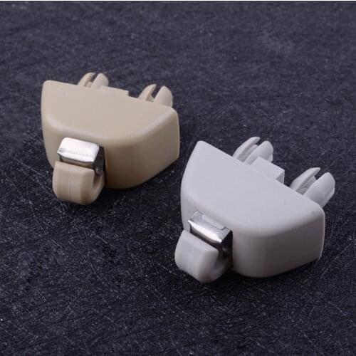 CITALL 2PCS 6R0 857 561 Y20 Inner Sun Visor Hook Clip Fit for VW Passat Polo Up Skoda Rapid 2012 2013 2014 2015