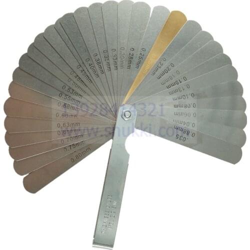 1pc Spark plug gap tool measurement Coin type gauge gap measure tool 32