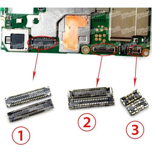 10pcs/lot LCD FPC Plug Main Board PCB Connector mainboard flex connector USB board battery plug For Huawei P20 Lite P20Lite