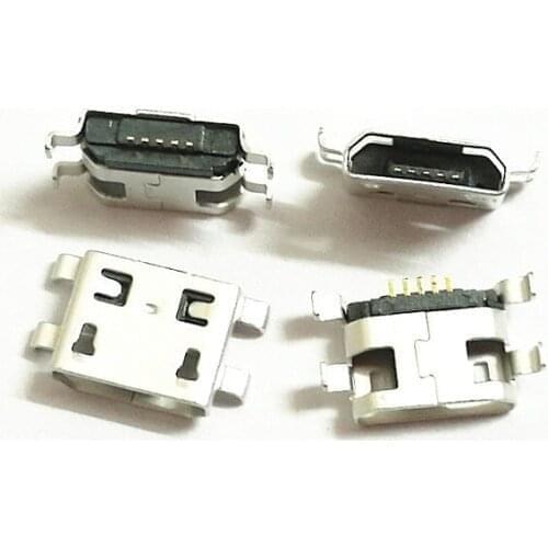 100PCS For Alcatel One Touch Idol X+ X Plus OT6043 6043 6043D Micro USB Charge Charging Connector Plug Dock Socket Port Parts