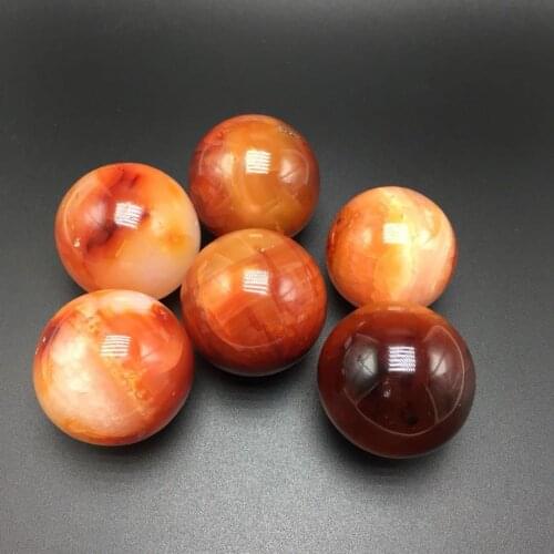 2pcs drop shipping natural red agate Crystal gemstone ball meditation healing chakra carnelian crystal sphere wholesale Decor