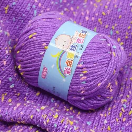25 Colors High Quality Baby Cotton Cashmere Yarn For Hand Knitting Crochet Worsted Wool Thread Colorful Eco-dyed Needlework