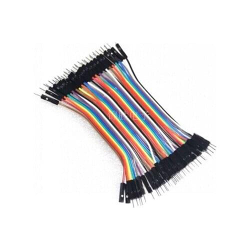 40PCS 20CM 2.54MM Row Male To Male Dupont Cable Breadboard Jumper Wire Connection Line For Arduino Diy RC Toy