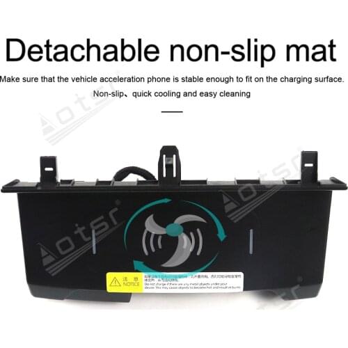 QI Wireless Quickly Fast Charge Special On-Board Charge Phone Charge Panel Android For KIA KX1 2018 Car Non-slip Car Accessories