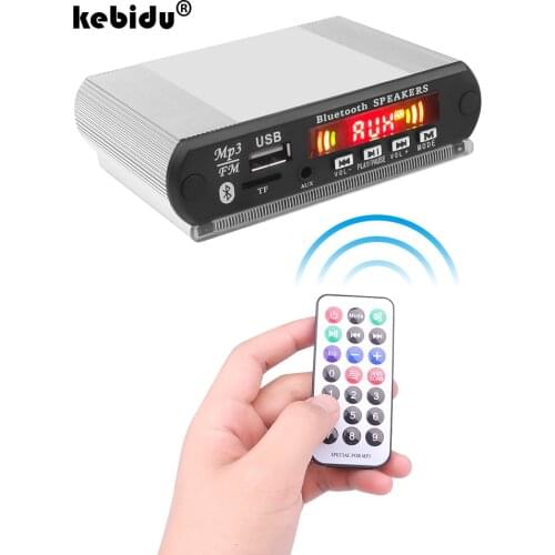 Wireless Bluetooth MP3 Decoder Board MP3 Player with Recording Function 12V 24V DIY Shell Support USB/SD/FM Audio Module