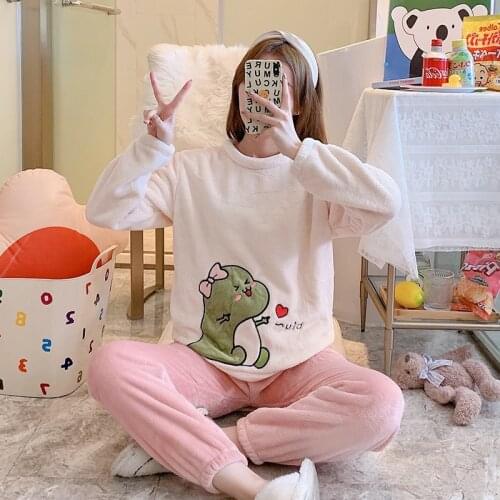 Bsailen Women's Warm Pajamas