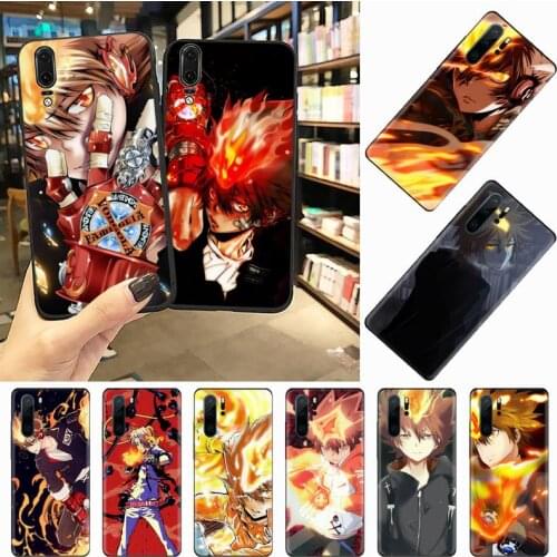 Japan anime HITMAN REBORN Phone Case For Huawei honor Mate P 10 20 30 40 i 9 8 pro x Lite smart 2019 nova 5t